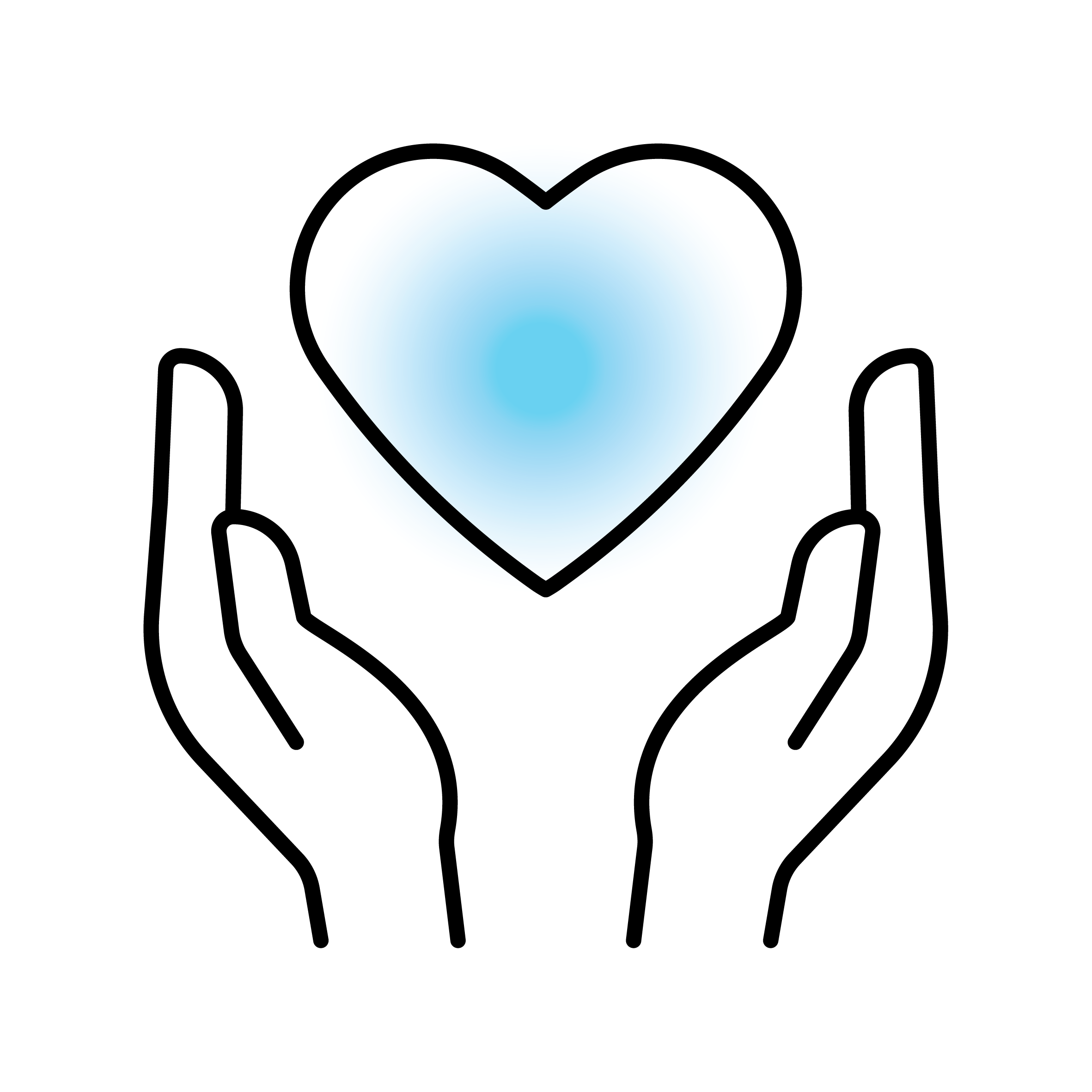 Herz in Händen – Symbol für Liebe und Fürsorge.